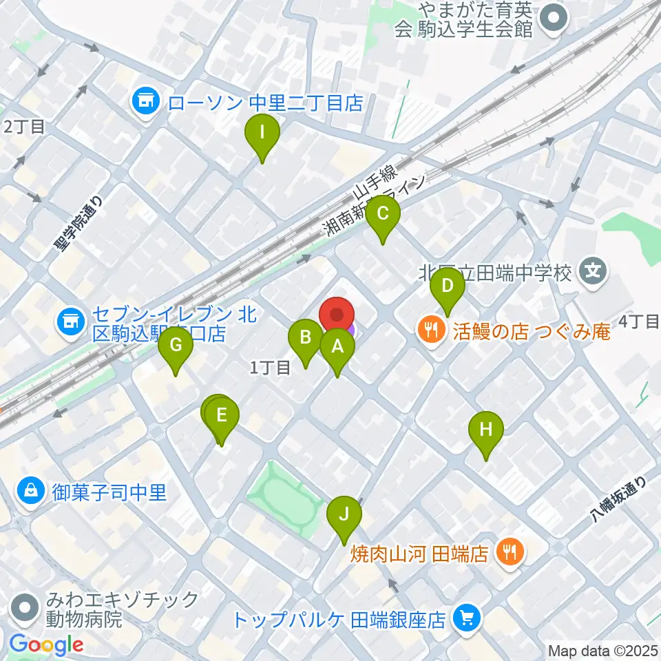 ソフィアザールサロン周辺の駐車場・コインパーキング一覧地図