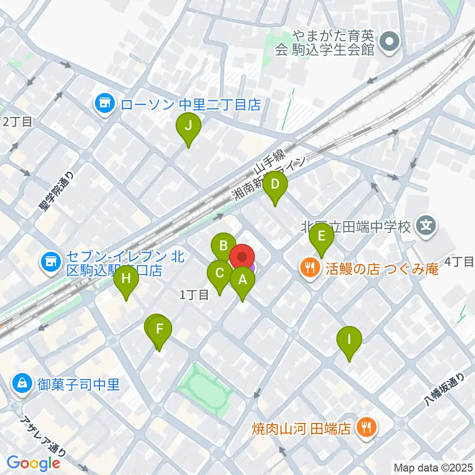 ソフィアザールサロン周辺の駐車場・コインパーキング一覧地図