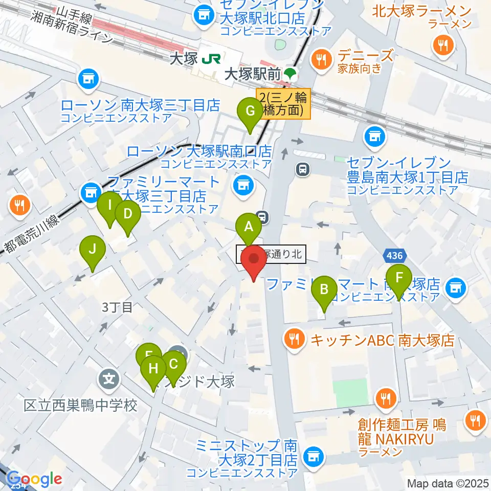 大塚Welcome back周辺の駐車場・コインパーキング一覧地図