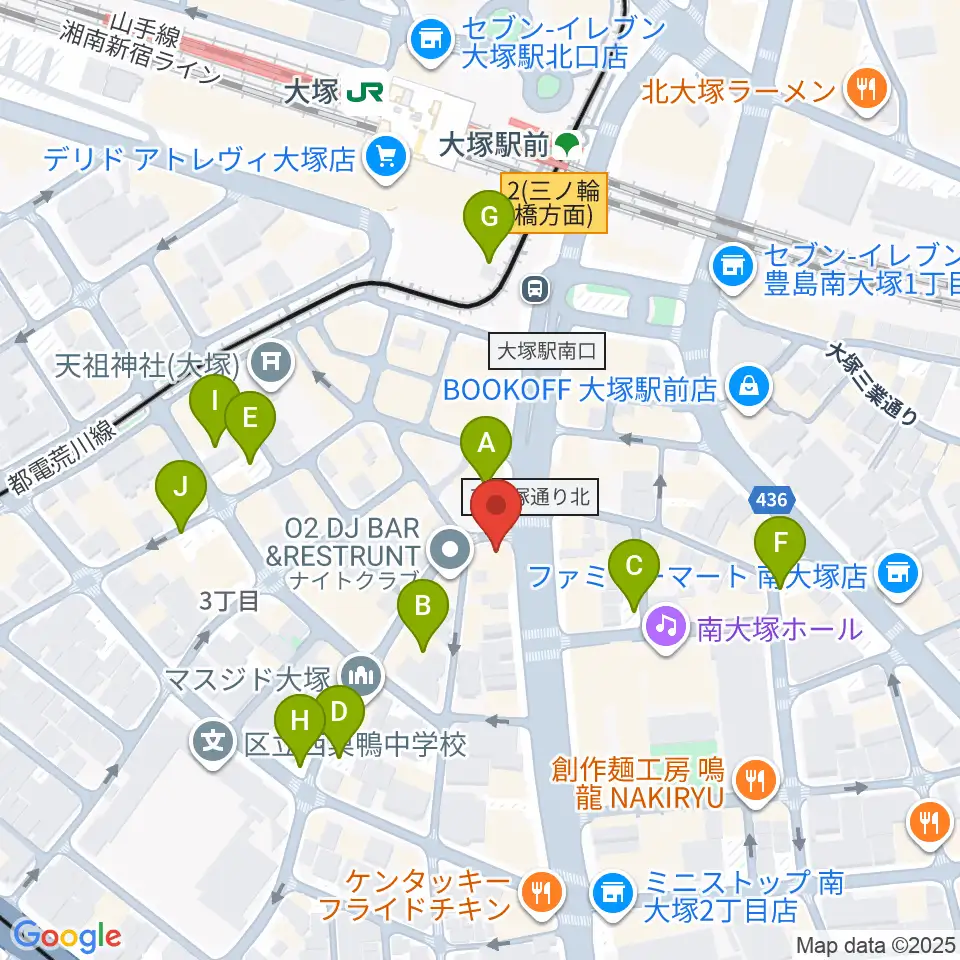 大塚Welcome back周辺の駐車場・コインパーキング一覧地図