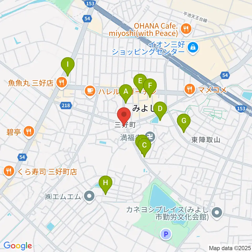楽器晴海堂周辺の駐車場・コインパーキング一覧地図