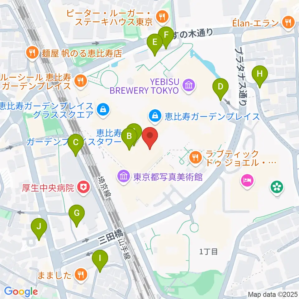 WE LOVE MUSIC Inc.周辺の駐車場・コインパーキング一覧地図