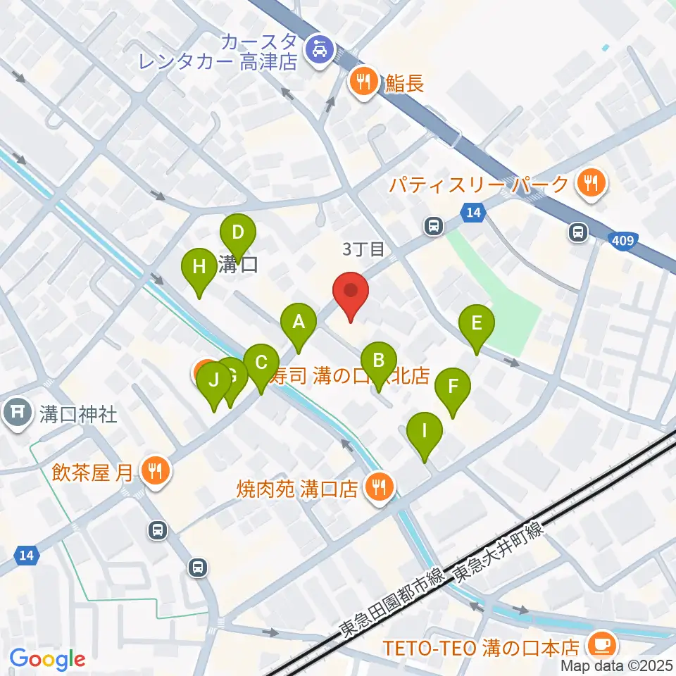 糀ホール周辺の駐車場・コインパーキング一覧地図