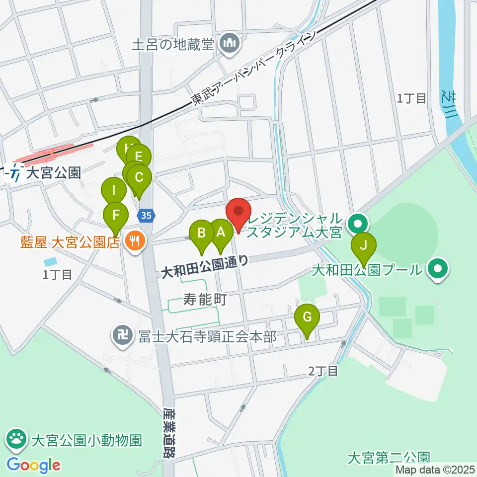 バッハアカデミー周辺の駐車場・コインパーキング一覧地図