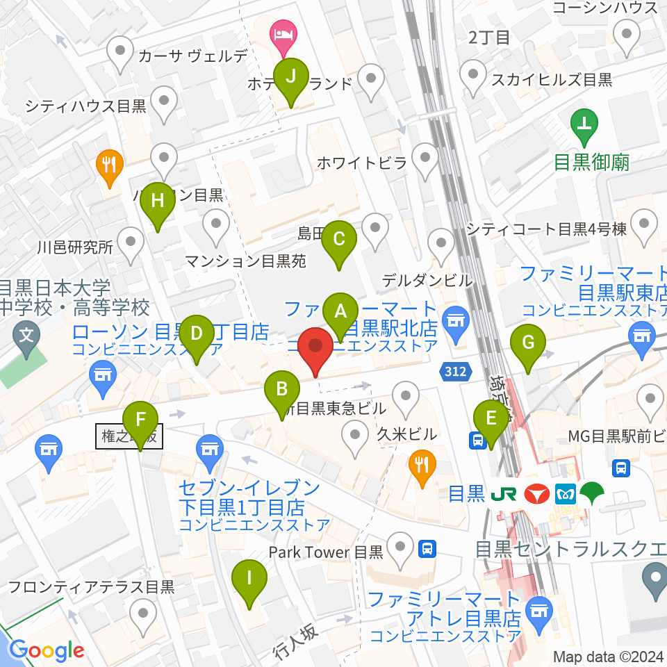 ブルースアレイジャパン周辺の駐車場・コインパーキング一覧地図
