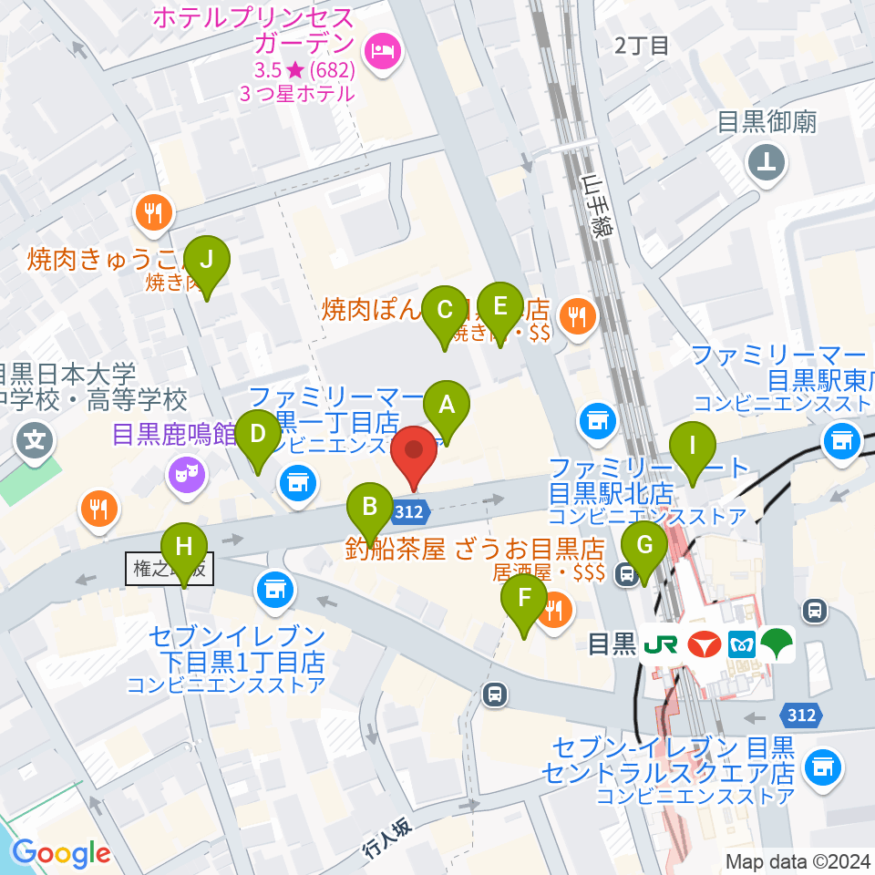 ブルースアレイジャパン周辺の駐車場・コインパーキング一覧地図