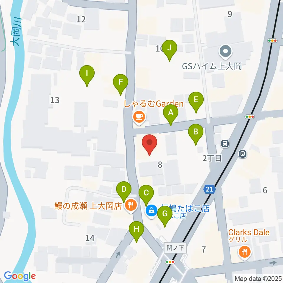 新堀ギター音楽院 上大岡教室周辺の駐車場・コインパーキング一覧地図