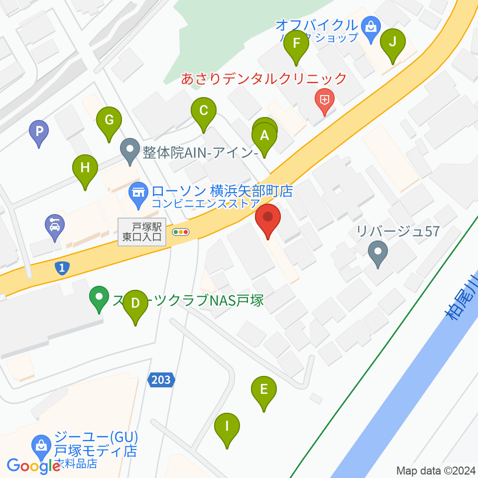 修理屋ぎたべー周辺の駐車場・コインパーキング一覧地図