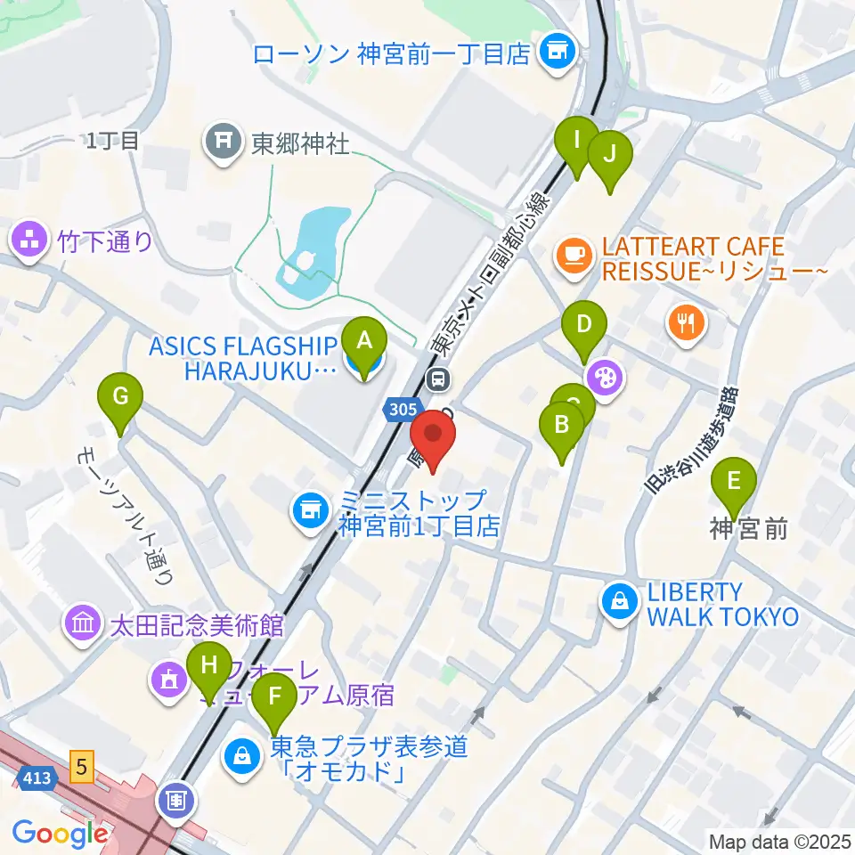ハーモニー東京センター周辺の駐車場・コインパーキング一覧地図