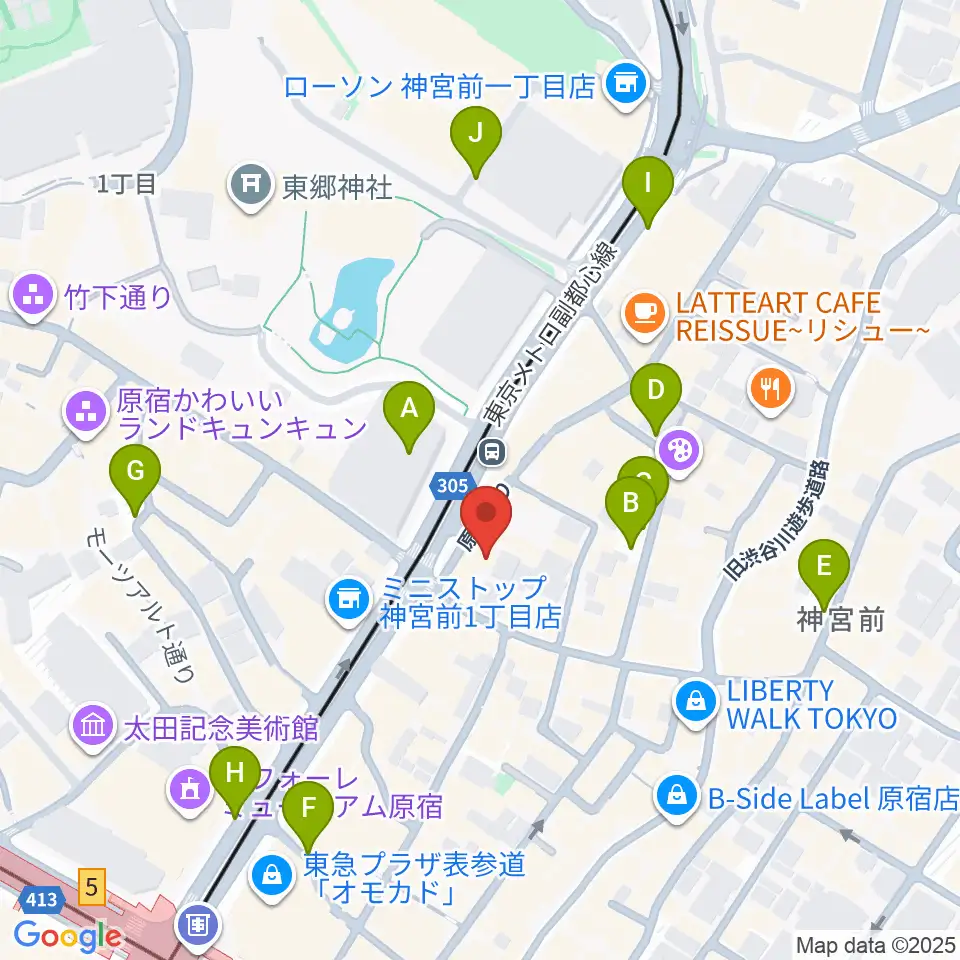 ハーモニー東京センター周辺の駐車場・コインパーキング一覧地図