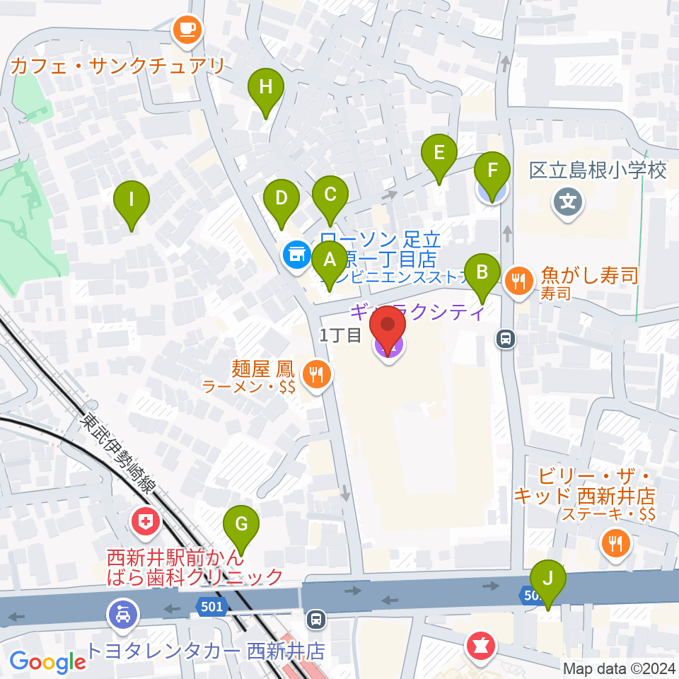 まるちたいけんドーム周辺の駐車場・コインパーキング一覧地図