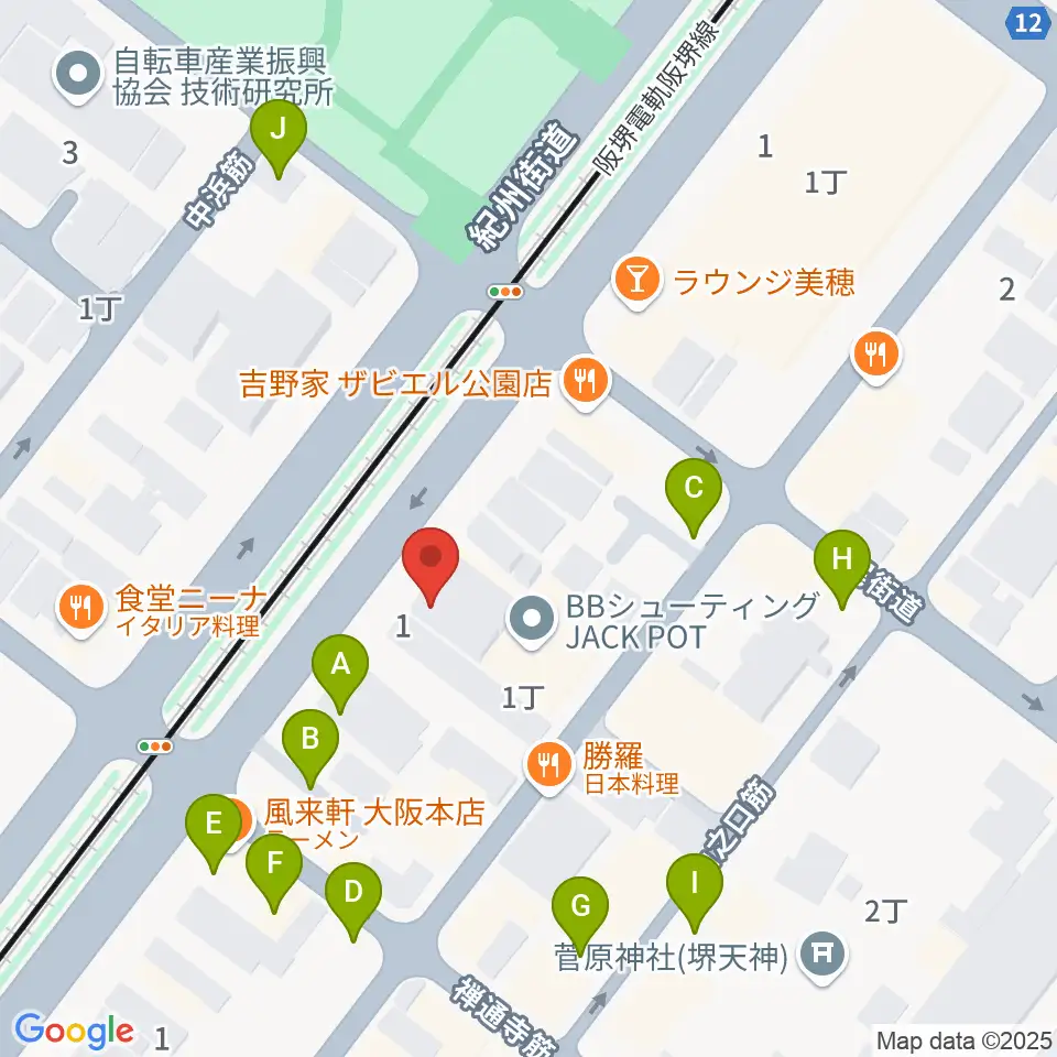HOUSE of JAZZ周辺の駐車場・コインパーキング一覧地図