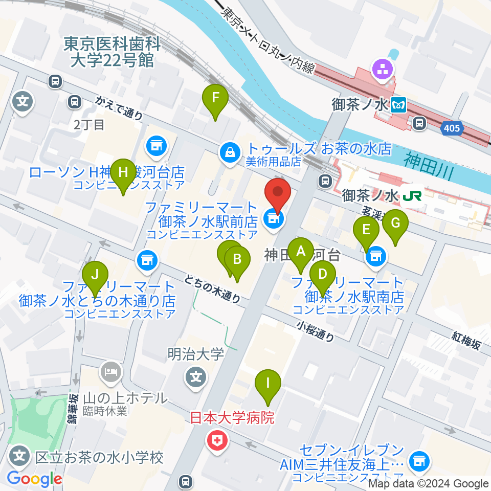 NARU周辺の駐車場・コインパーキング一覧地図