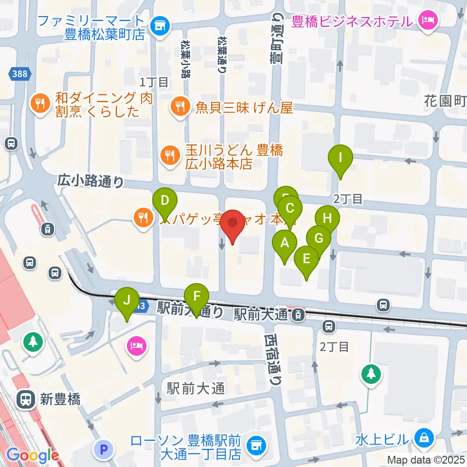 TONKボーカルスクール周辺の駐車場・コインパーキング一覧地図