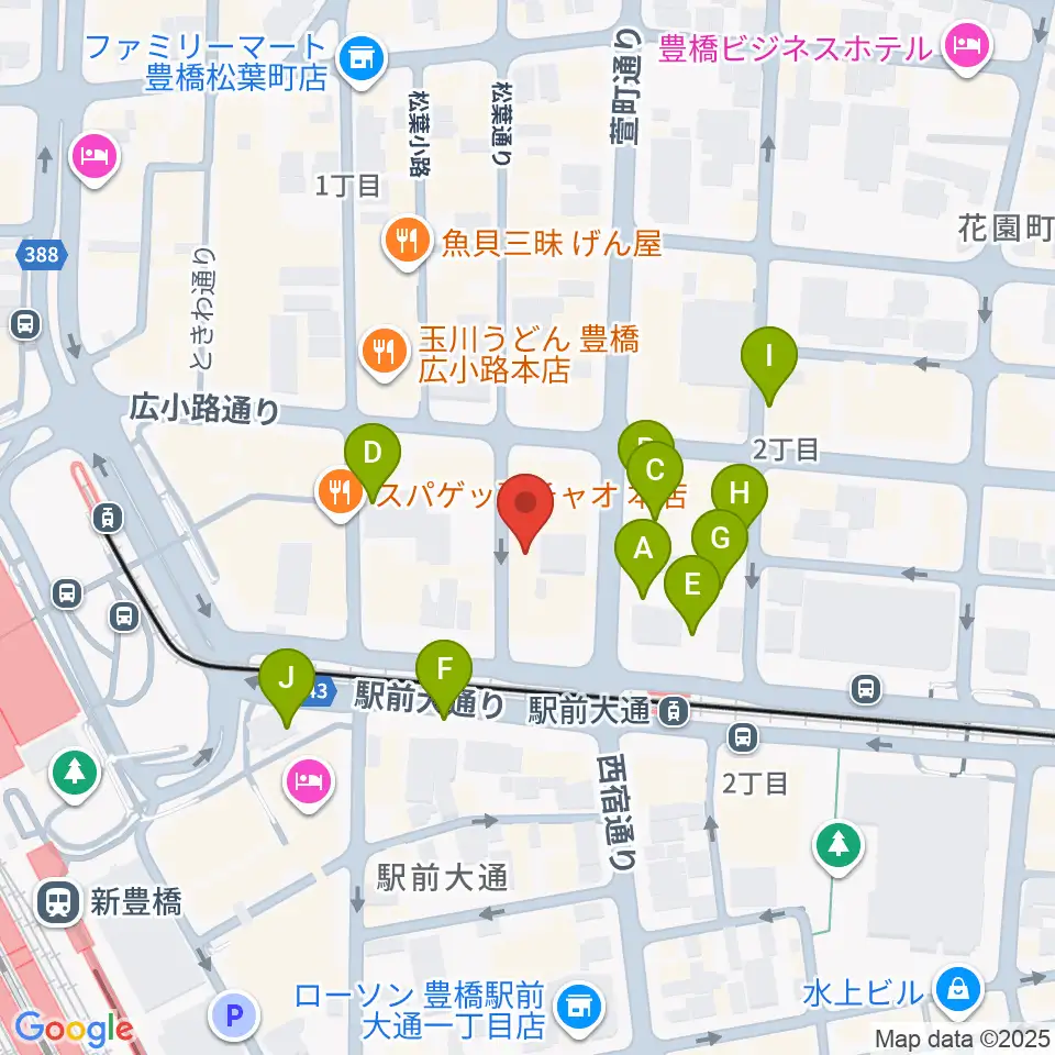 TONKボーカルスクール周辺の駐車場・コインパーキング一覧地図