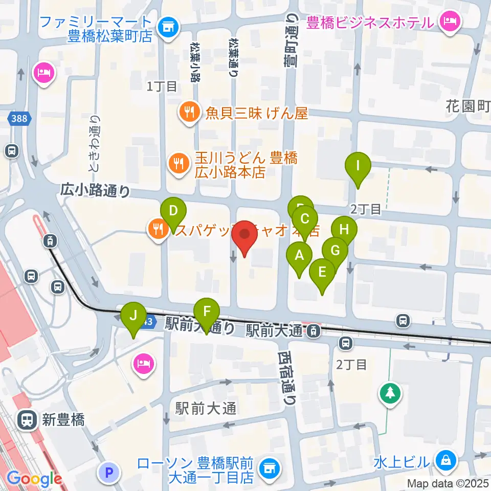 TONKボーカルスクール周辺の駐車場・コインパーキング一覧地図