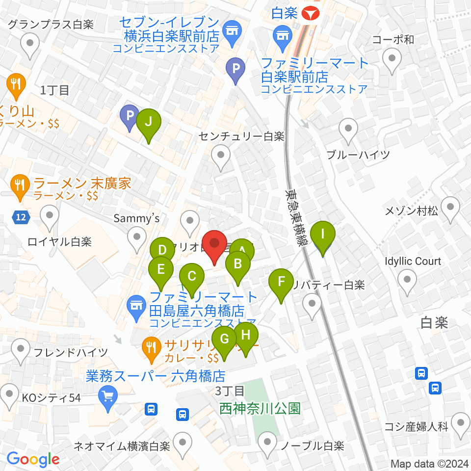 Bitches Brew周辺の駐車場・コインパーキング一覧地図