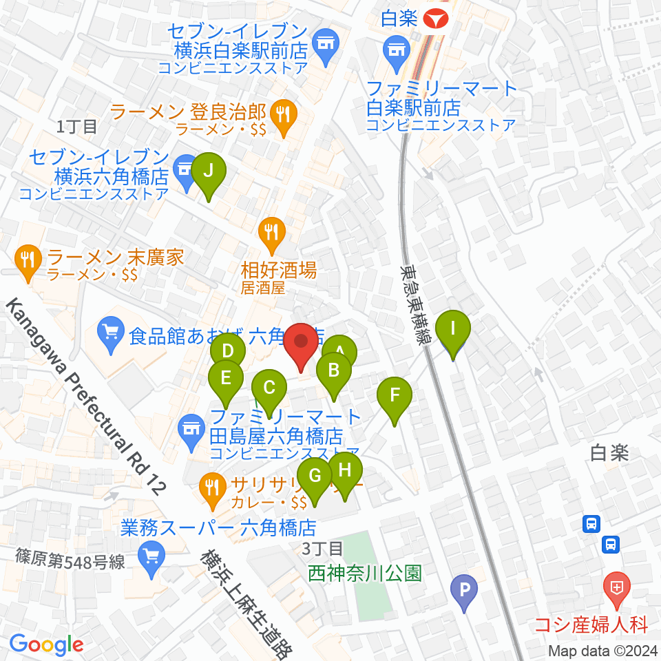 Bitches Brew周辺の駐車場・コインパーキング一覧地図