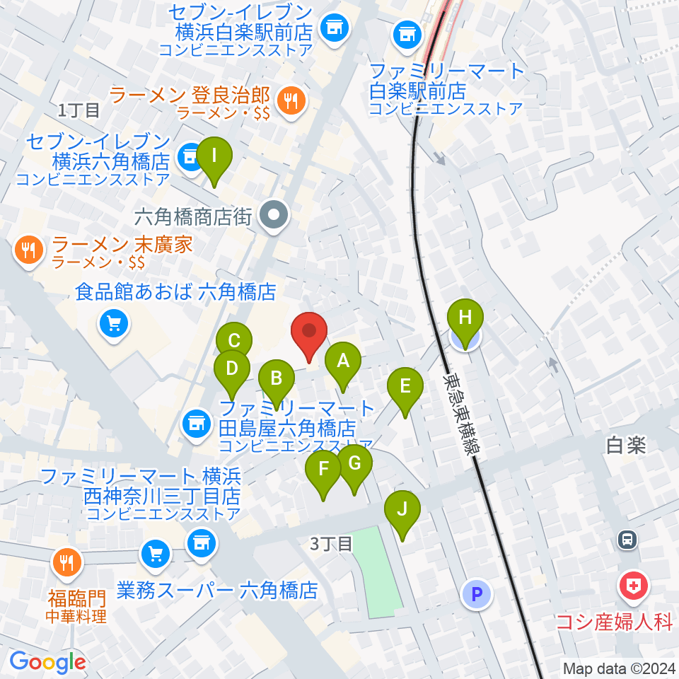 Bitches Brew周辺の駐車場・コインパーキング一覧地図