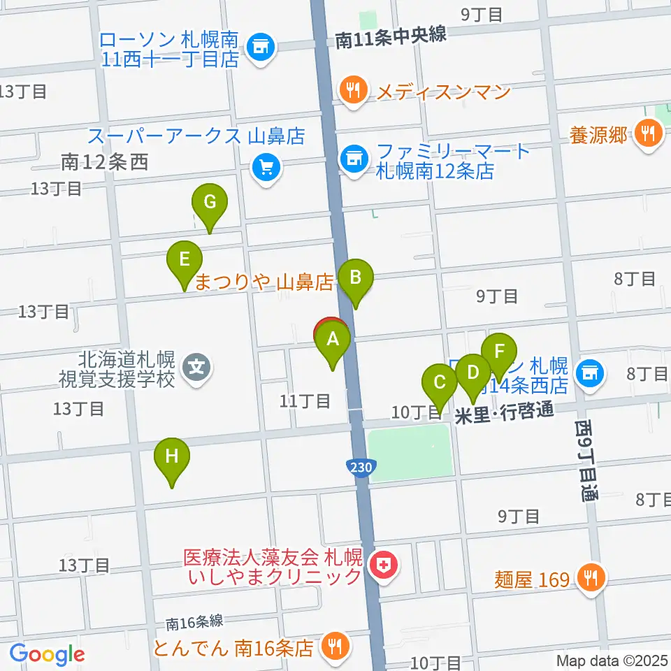 ピアノプラザセイヤスターツ周辺の駐車場・コインパーキング一覧地図