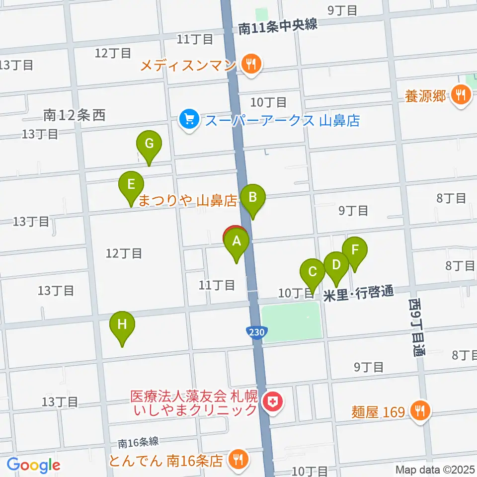 ピアノプラザセイヤスターツ周辺の駐車場・コインパーキング一覧地図