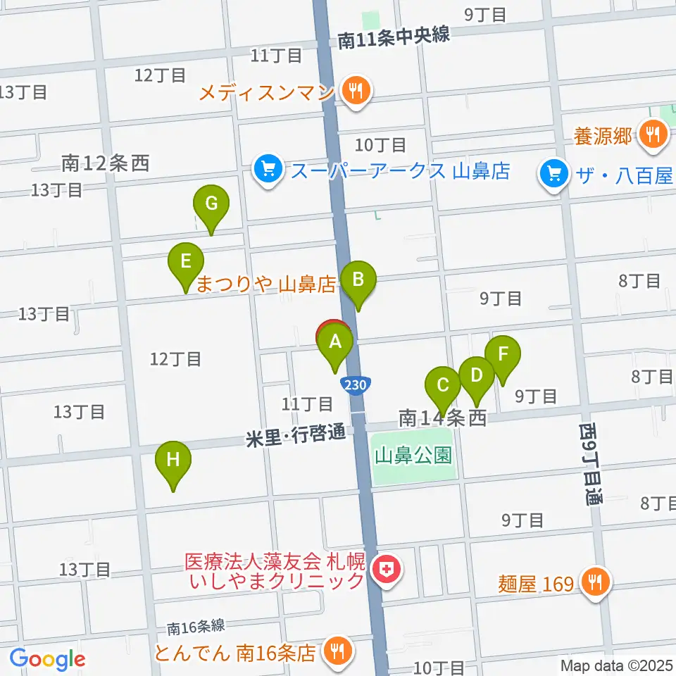 ピアノプラザセイヤスターツ周辺の駐車場・コインパーキング一覧地図