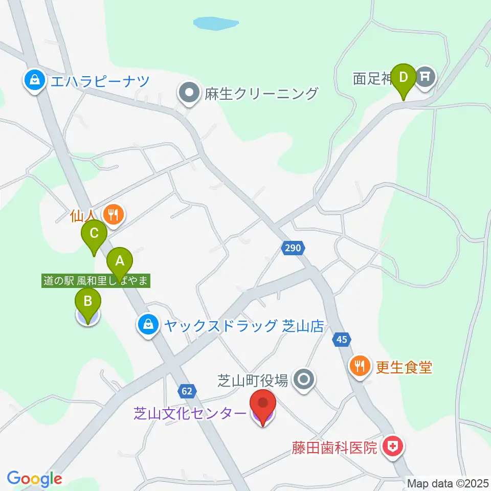 芝山文化センター周辺の駐車場・コインパーキング一覧地図