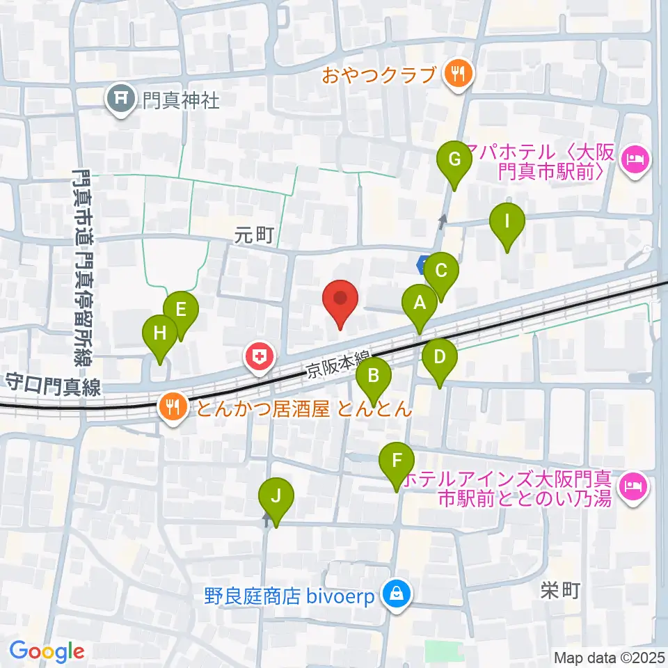 グランスタジオ周辺の駐車場・コインパーキング一覧地図
