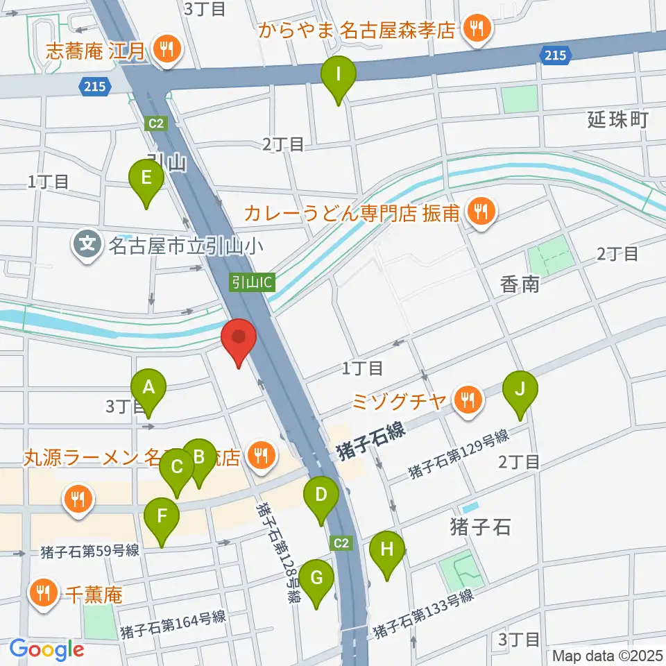 安達チェンバロ工房周辺の駐車場・コインパーキング一覧地図