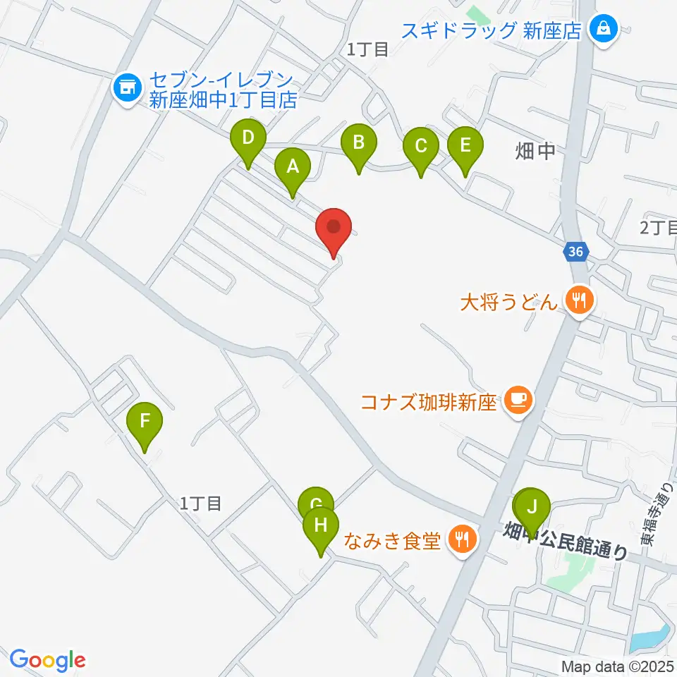 久保田チェンバロ工房周辺の駐車場・コインパーキング一覧地図