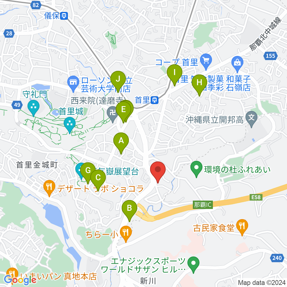 アルテ赤田ギャラリーホール周辺の駐車場・コインパーキング一覧地図