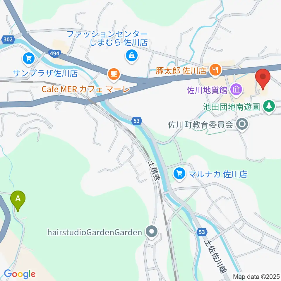 佐川町立桜座周辺の駐車場・コインパーキング一覧地図