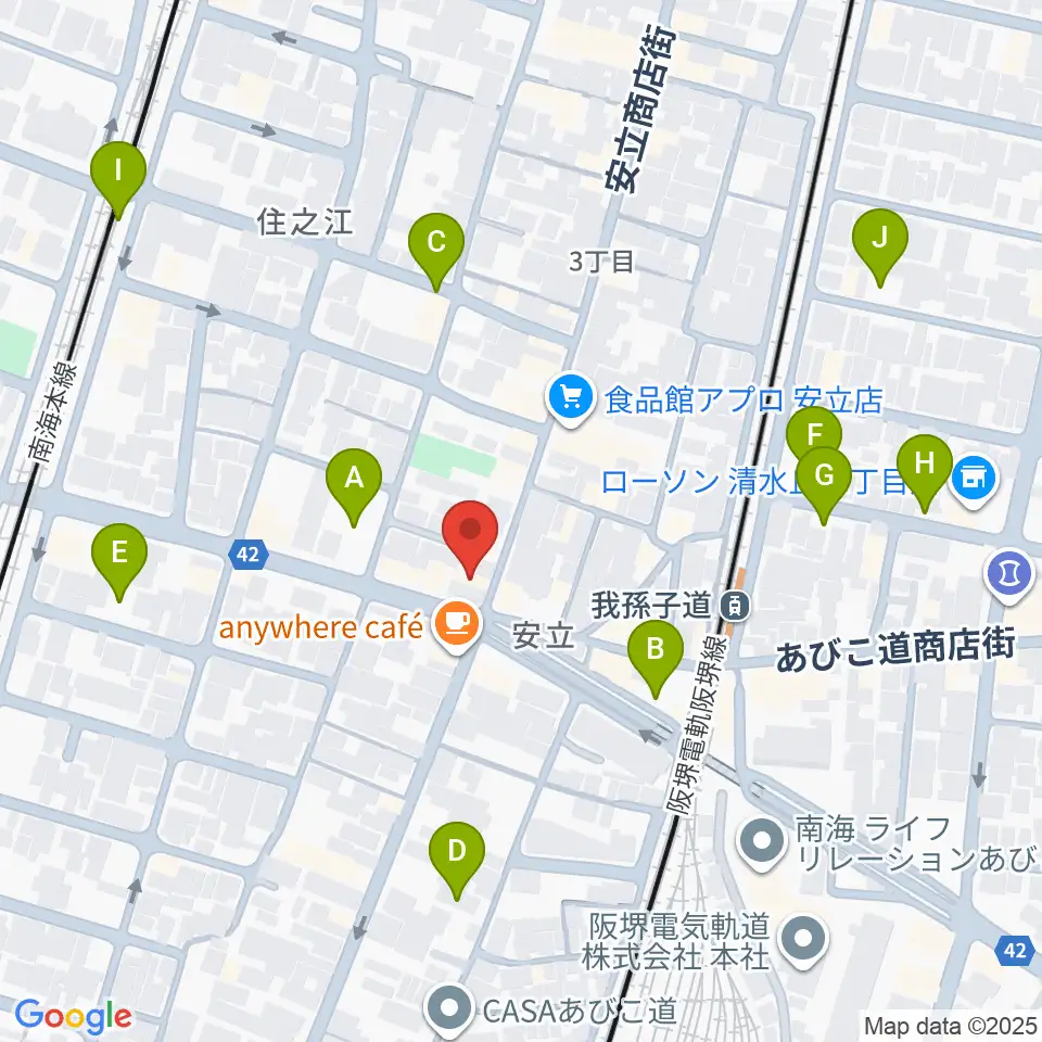 アンリュウリコーダーギャラリー周辺の駐車場・コインパーキング一覧地図