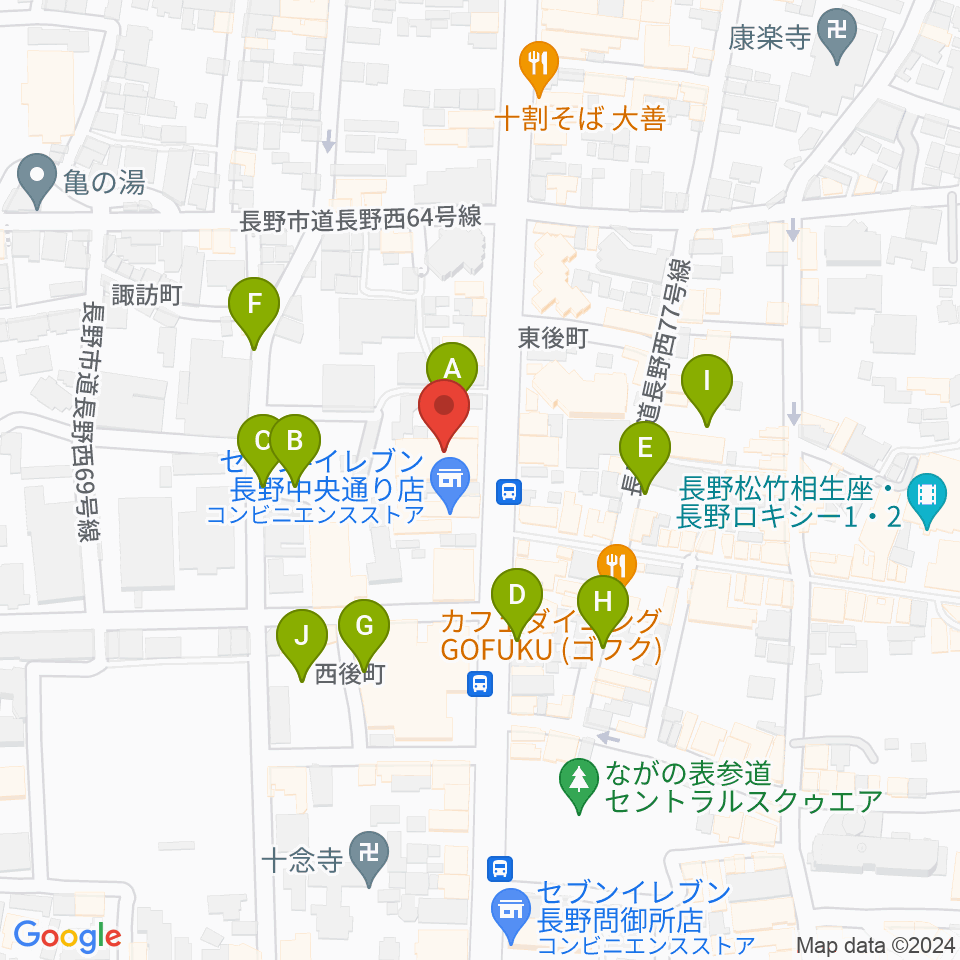 北野文芸座周辺の駐車場・コインパーキング一覧地図