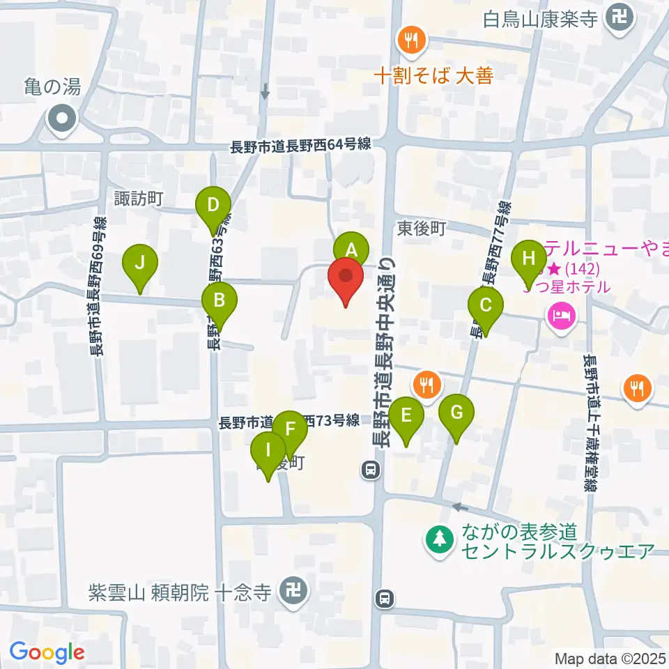 北野文芸座周辺の駐車場・コインパーキング一覧地図