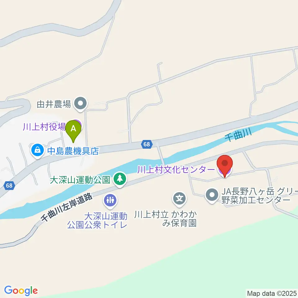 川上村文化センター周辺の駐車場・コインパーキング一覧地図