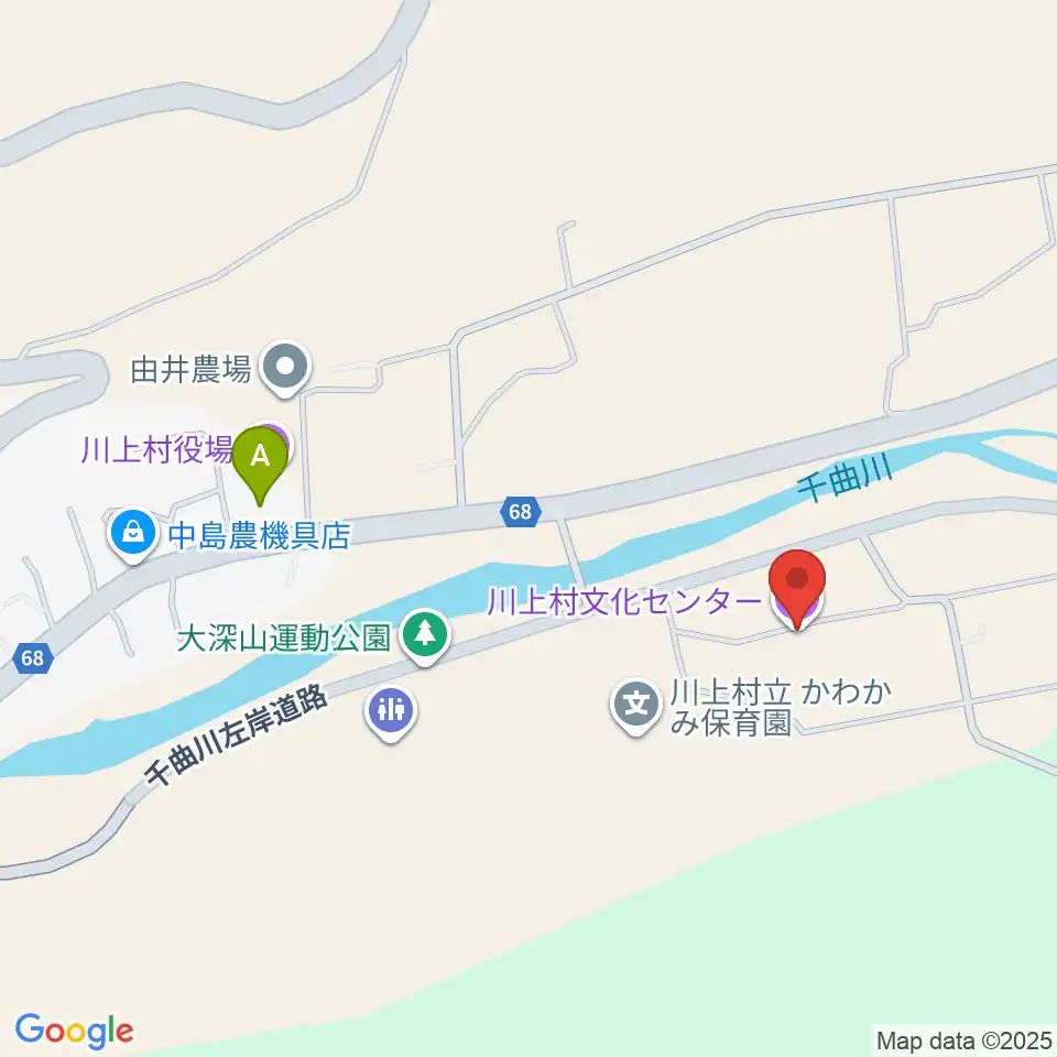 川上村文化センター周辺の駐車場・コインパーキング一覧地図