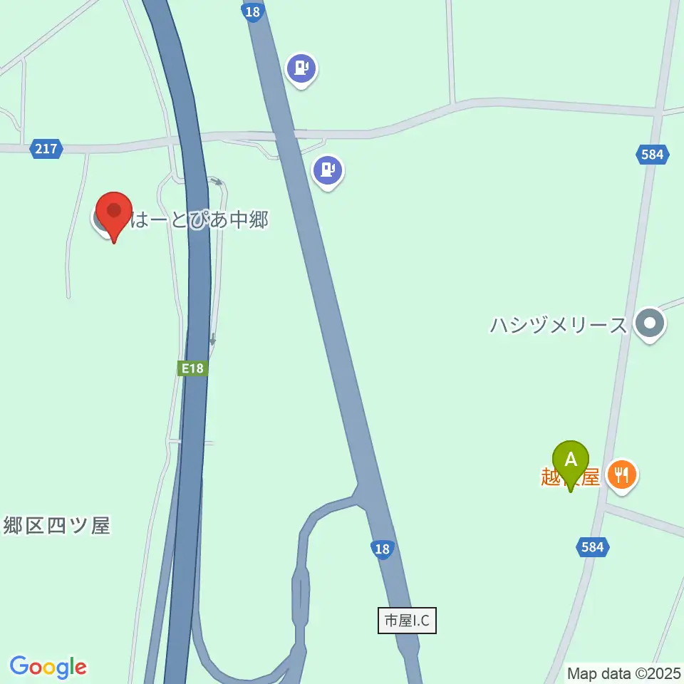 はーとぴあ中郷周辺の駐車場・コインパーキング一覧地図