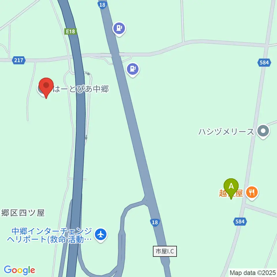 はーとぴあ中郷周辺の駐車場・コインパーキング一覧地図
