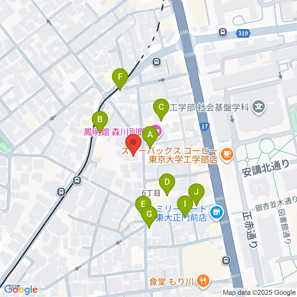 求道会館周辺の駐車場・コインパーキング一覧地図