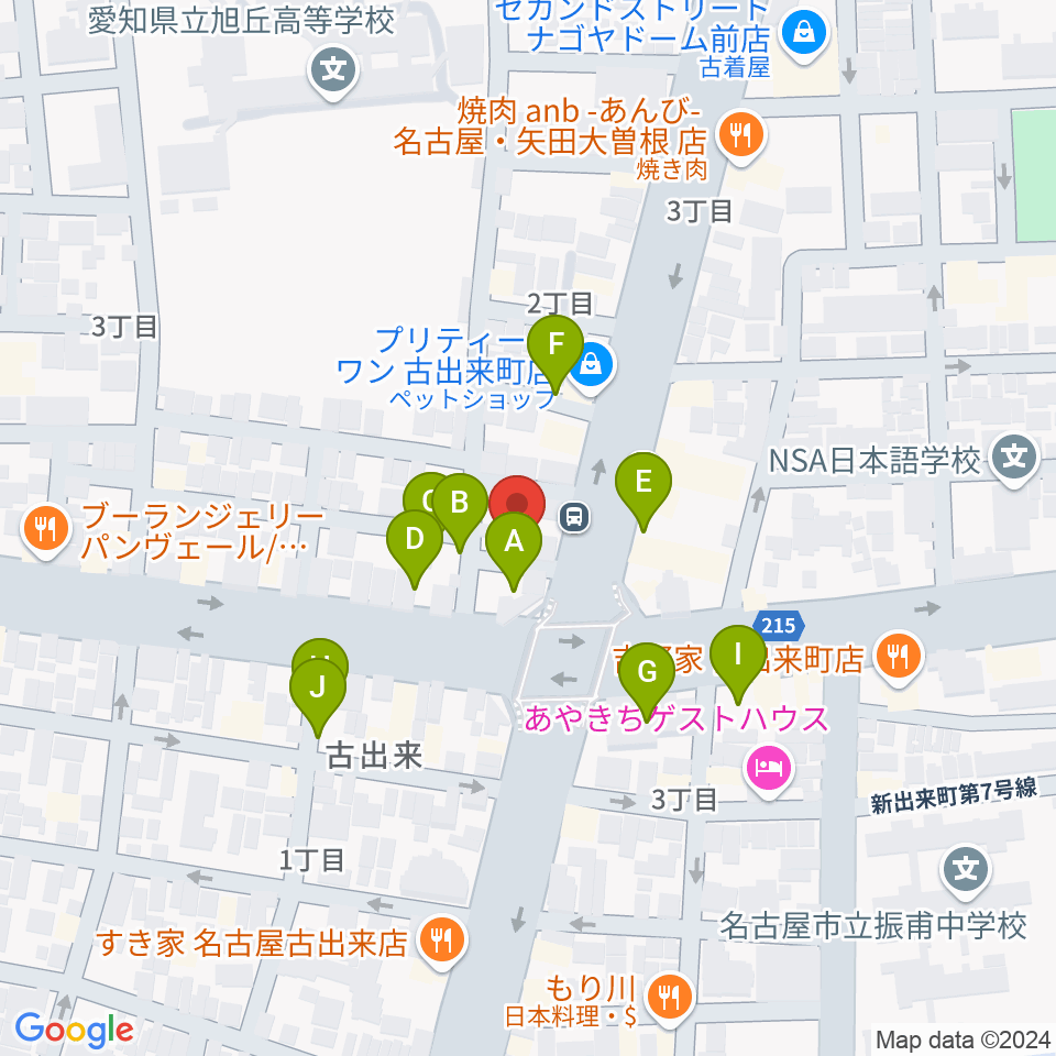 WALTER'S JUKE周辺の駐車場・コインパーキング一覧地図