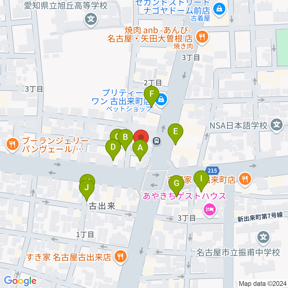 WALTER'S JUKE周辺の駐車場・コインパーキング一覧地図