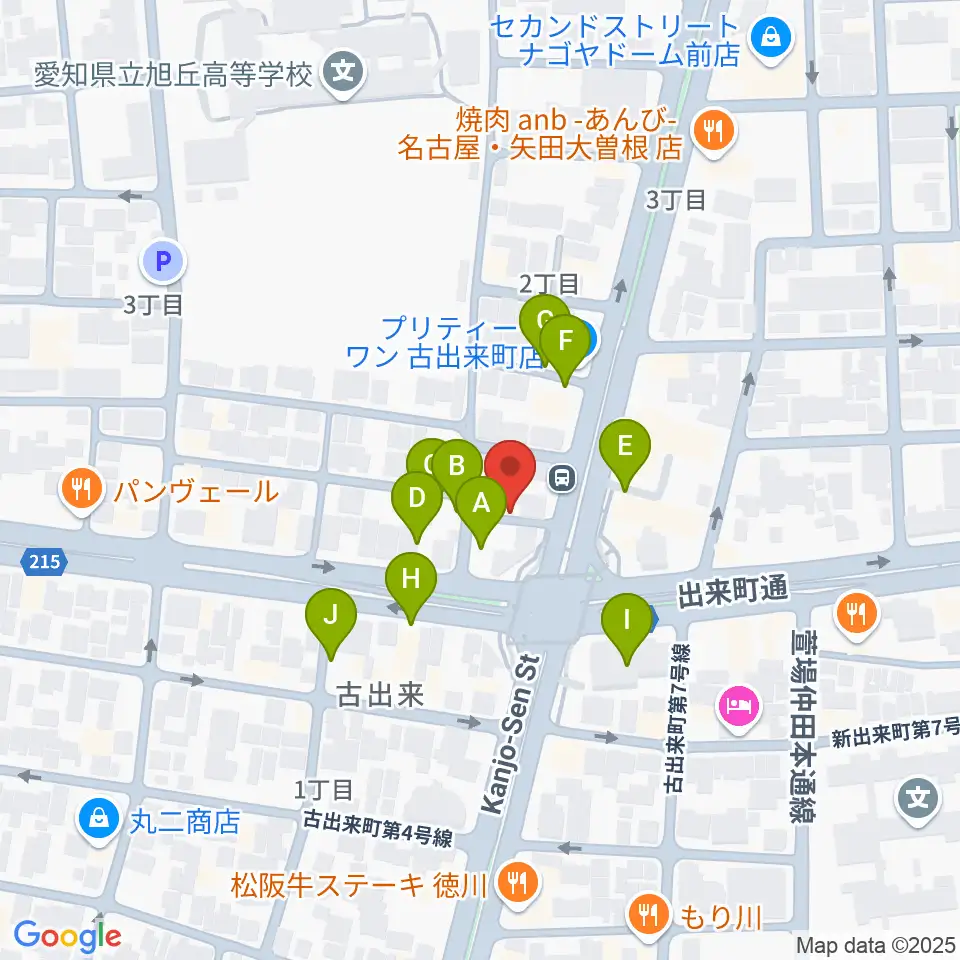 WALTER'S JUKE周辺の駐車場・コインパーキング一覧地図