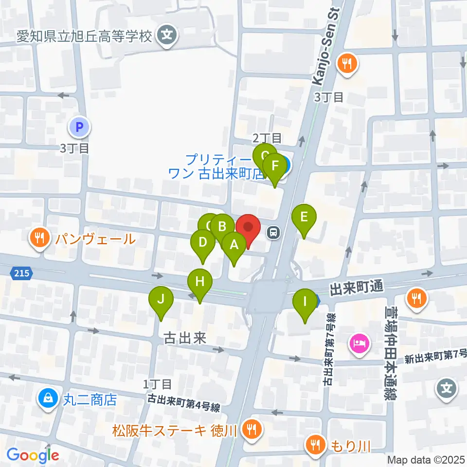 WALTER'S JUKE周辺の駐車場・コインパーキング一覧地図