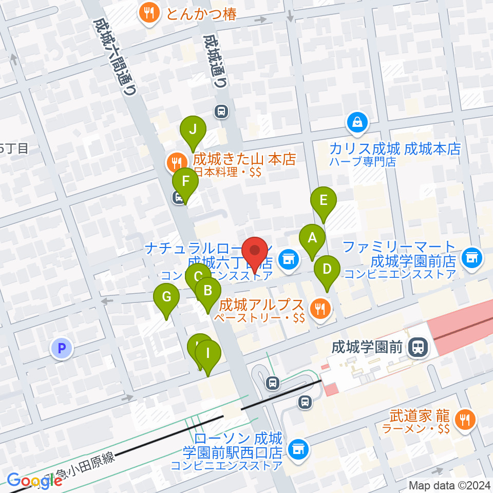 カフェ・ブールマン周辺の駐車場・コインパーキング一覧地図