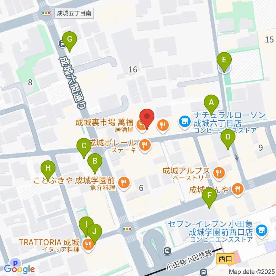 カフェ・ブールマン周辺の駐車場・コインパーキング一覧地図