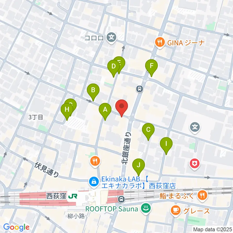 アケタの店周辺の駐車場・コインパーキング一覧地図