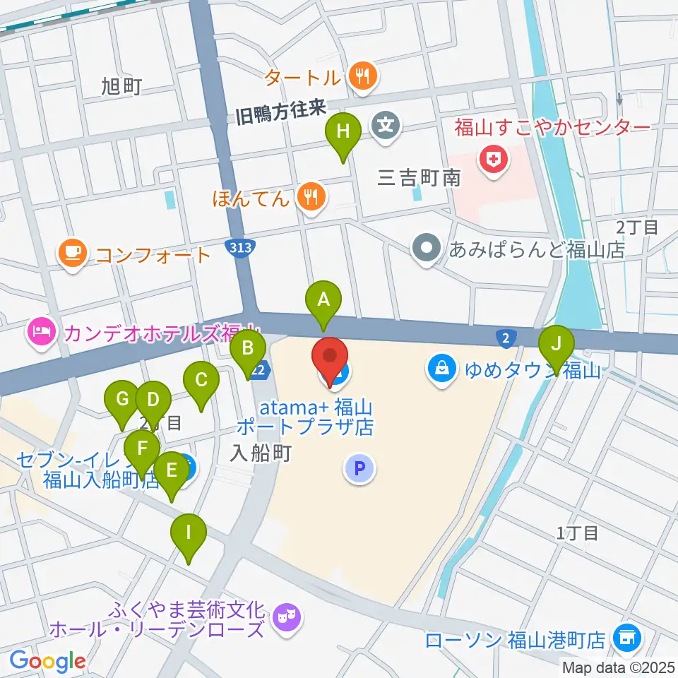 ミュージックパークスガナミ周辺の駐車場・コインパーキング一覧地図
