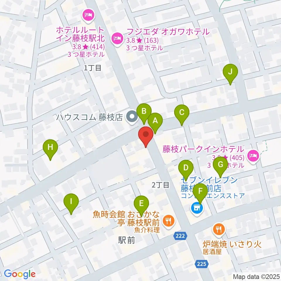 藤枝ココペリ周辺の駐車場・コインパーキング一覧地図