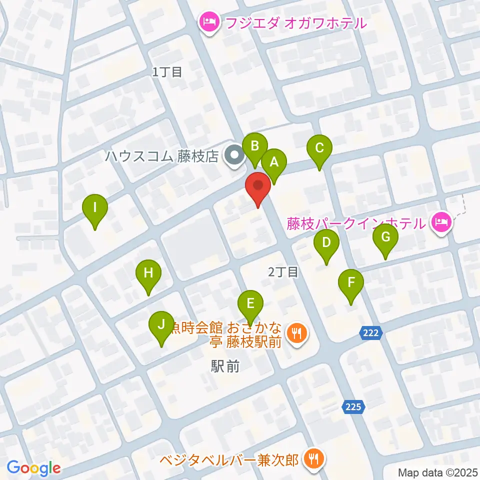 藤枝ココペリ周辺の駐車場・コインパーキング一覧地図